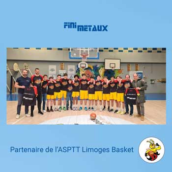FINIMETAUX, partenaire de l’ASPTT Limoges